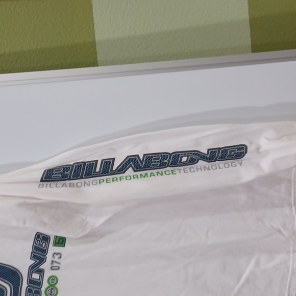 Billabong Performance XXL White long sleeve crew neck tee - Picture 5 of 8